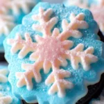 Easy Snowflake Cookies {Snowflake Oreos} First Image