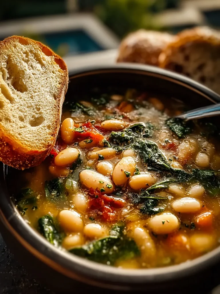 Easy Tuscan White Bean Soup First Image