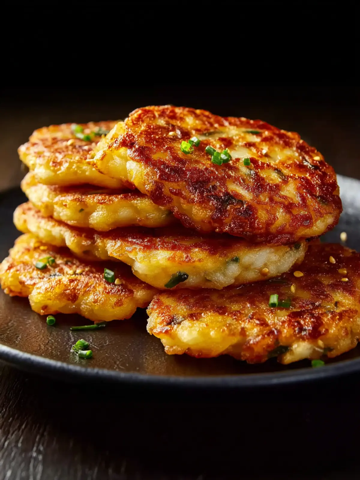 Gamjajeon (Potato Cheese Pancakes) First Image