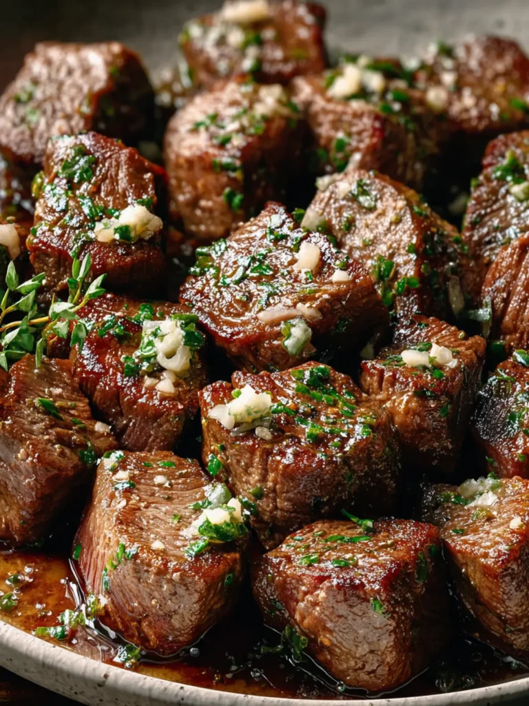 Garlic Butter Steak Bites First Image