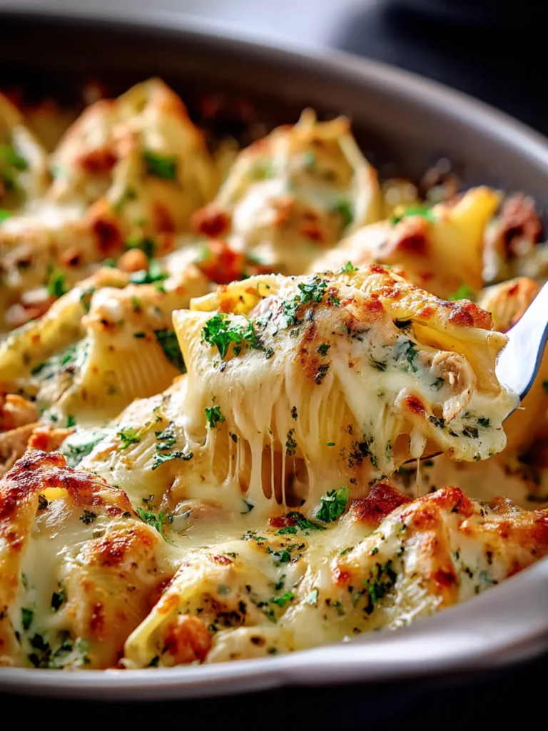 Irresistible Chicken Alfredo Stuffed Shells Recipe First Image