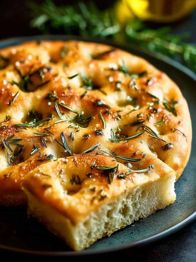 Irresistible Herb Focaccia Recipe: A Golden Delight First Image