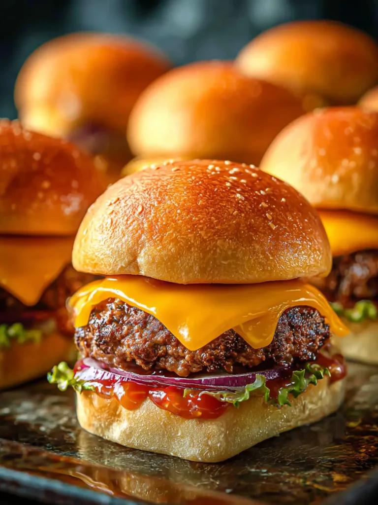 Irresistible Juicy Cheeseburger Sliders Recipe You’ll Love First Image