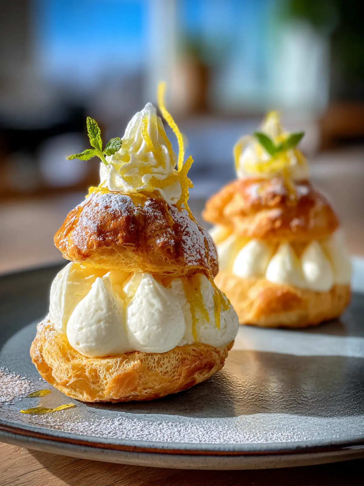 Limoncello Mascarpone Profiteroles Recipe First Image
