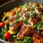 Loaded Chicken and Veggie Skillet First Image