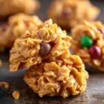 No-Bake Peanut Butter Cornflake Cookies First Image
