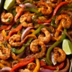 Sheet Pan Shrimp Fajitas First Image