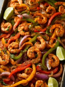 Sheet Pan Shrimp Fajitas First Image