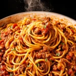 Shortcut Spaghetti and Meat Sauce First Image