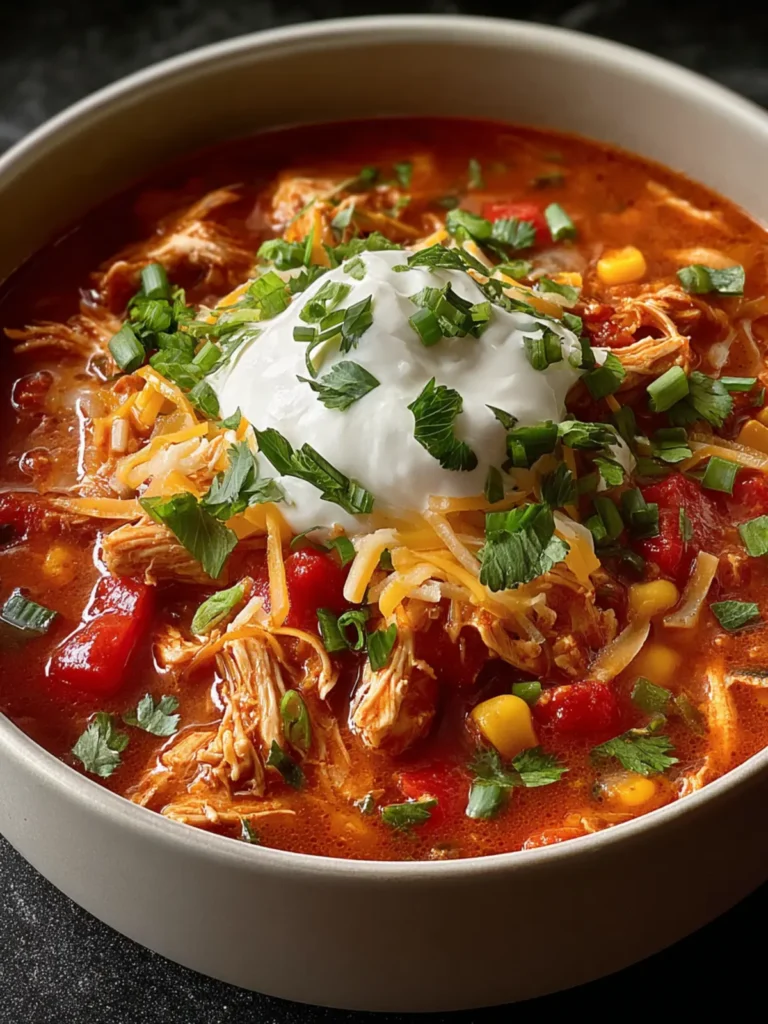 Slow Cooker Buffalo Chicken Chili Recipe First Image