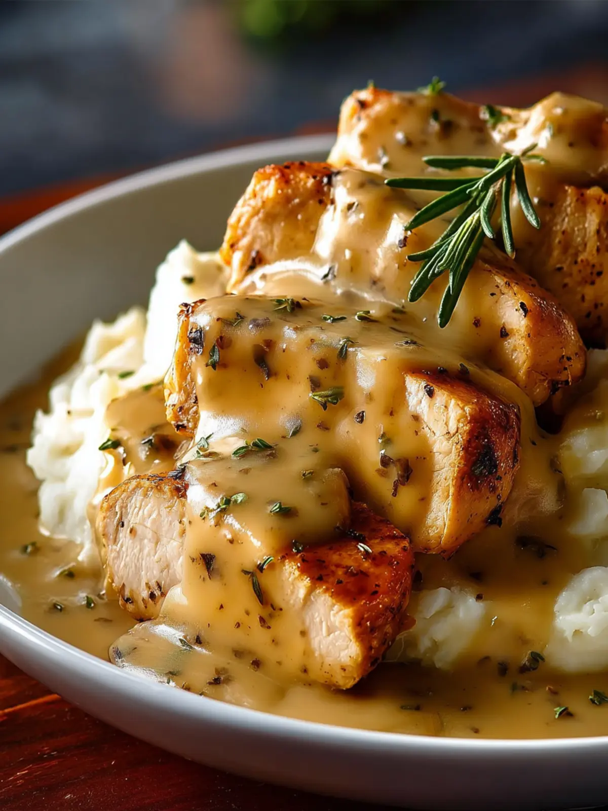 Slow Cooker Creamy Chicken & Gravy First Image