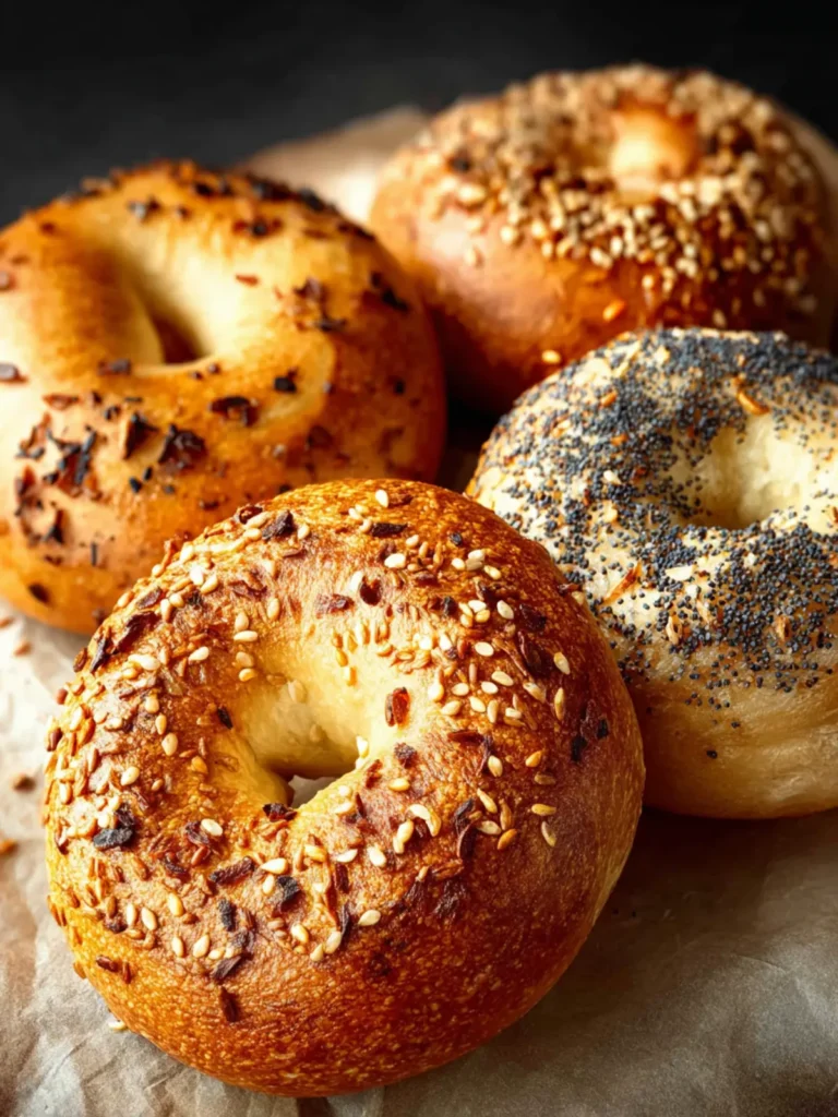 Sourdough Bagels First Image