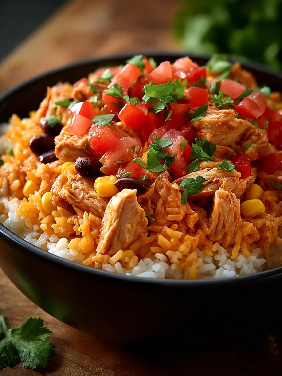 Southwest Crock Pot Chicken and Rice First Image