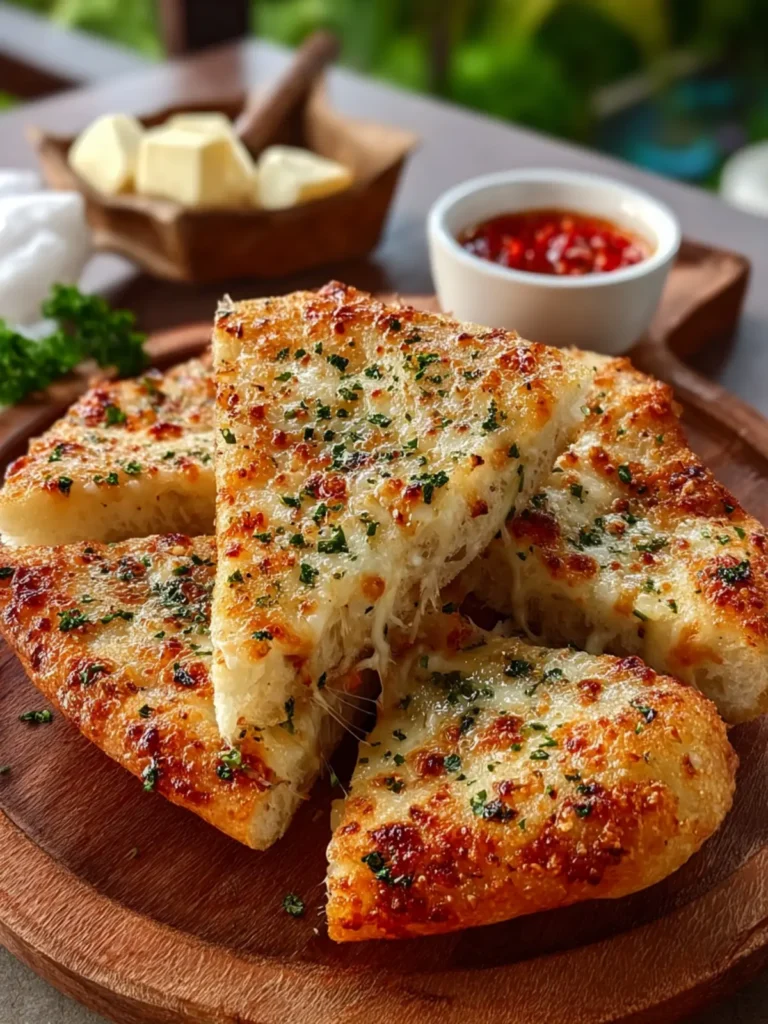Air Fryer Garlic Bread Made With Tortillas First Image