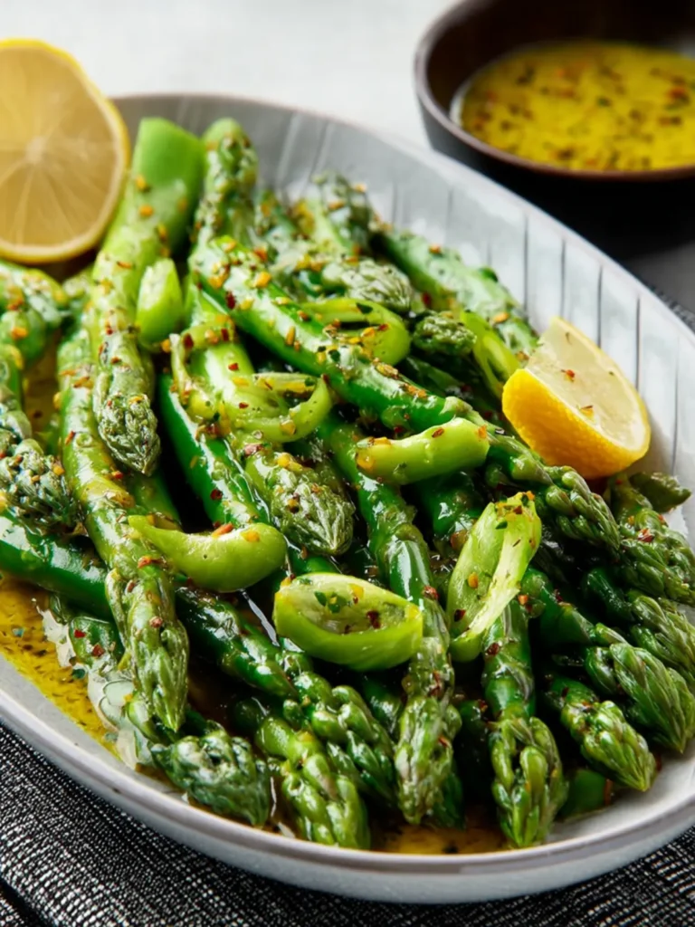 Asparagus Lemon Mustard Vinaigrette First Image