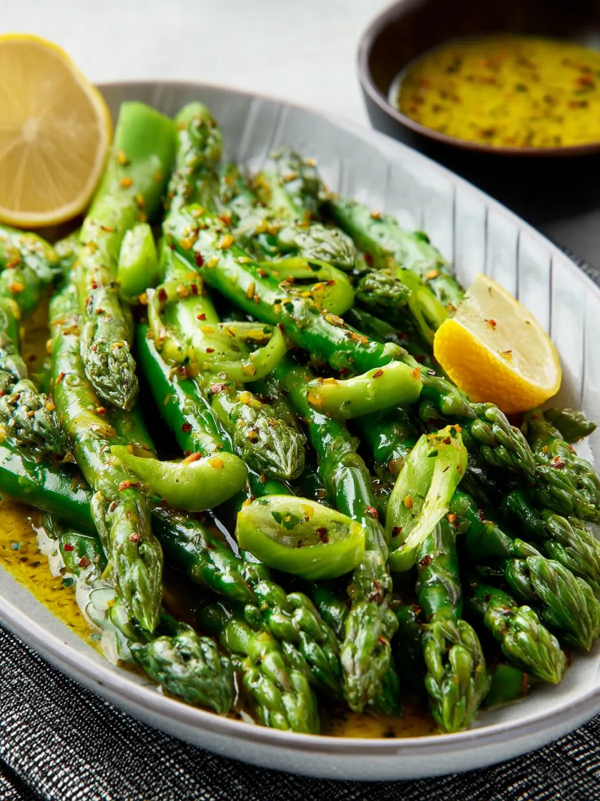 Asparagus Lemon Mustard Vinaigrette First Image