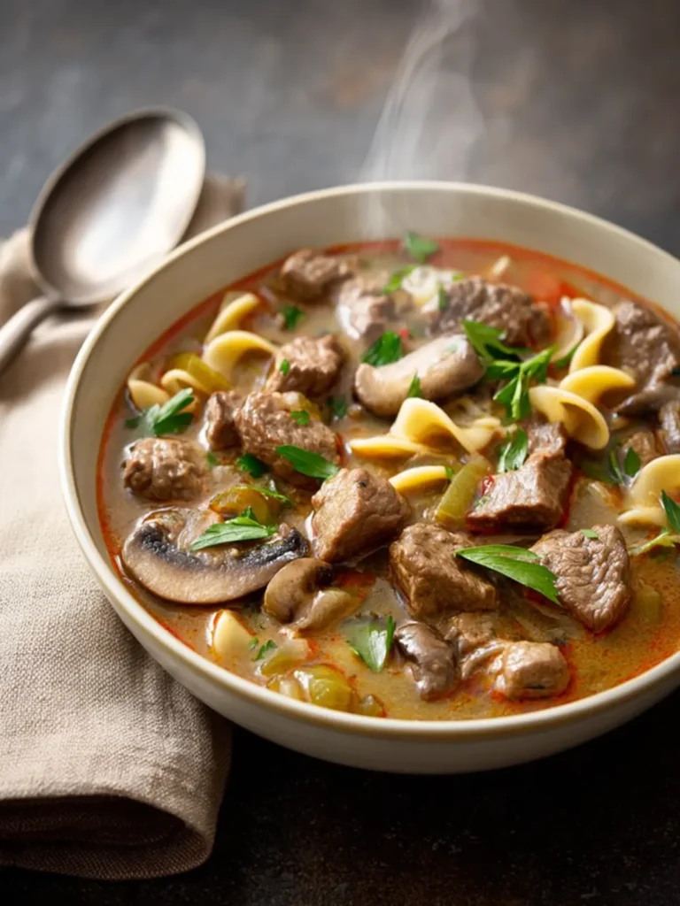 Beef Stroganoff Soup First Image