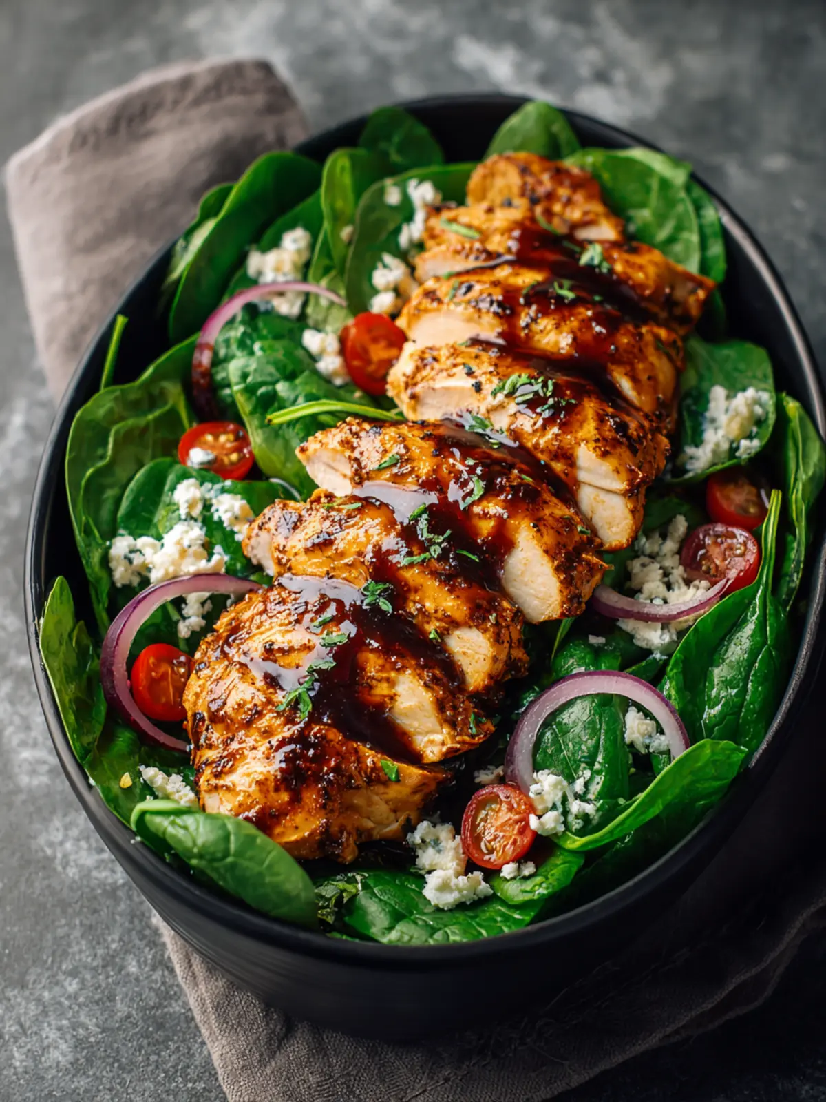 Chicken Spinach Meal Prep Bowls First Image
