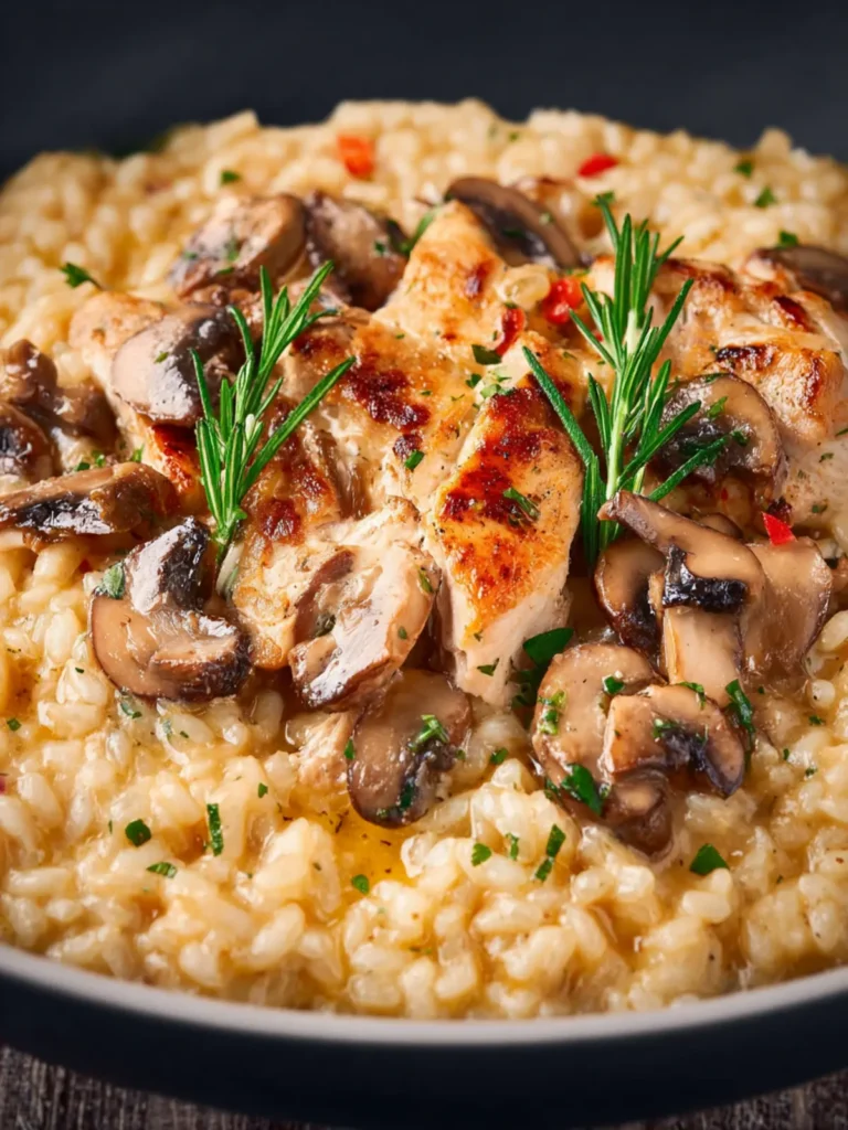 Chicken and Mushroom Risotto First Image