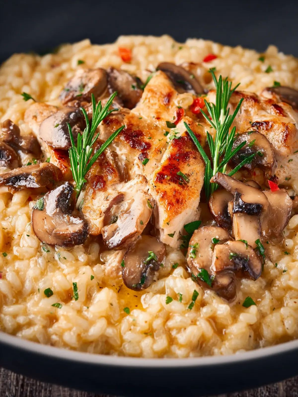 Chicken and Mushroom Risotto First Image