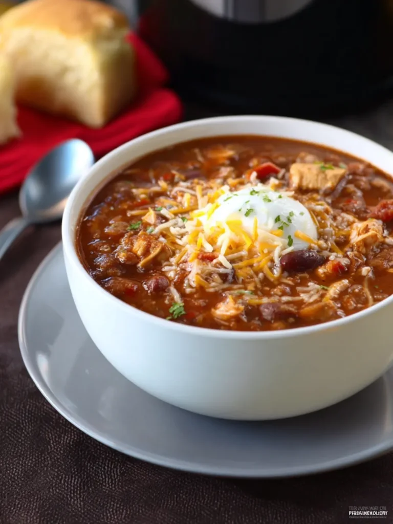 Crock Pot Chicken Chili Recipe First Image