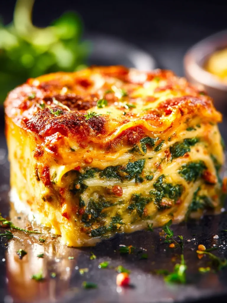Easy Spinach Lasagna Recipe First Image