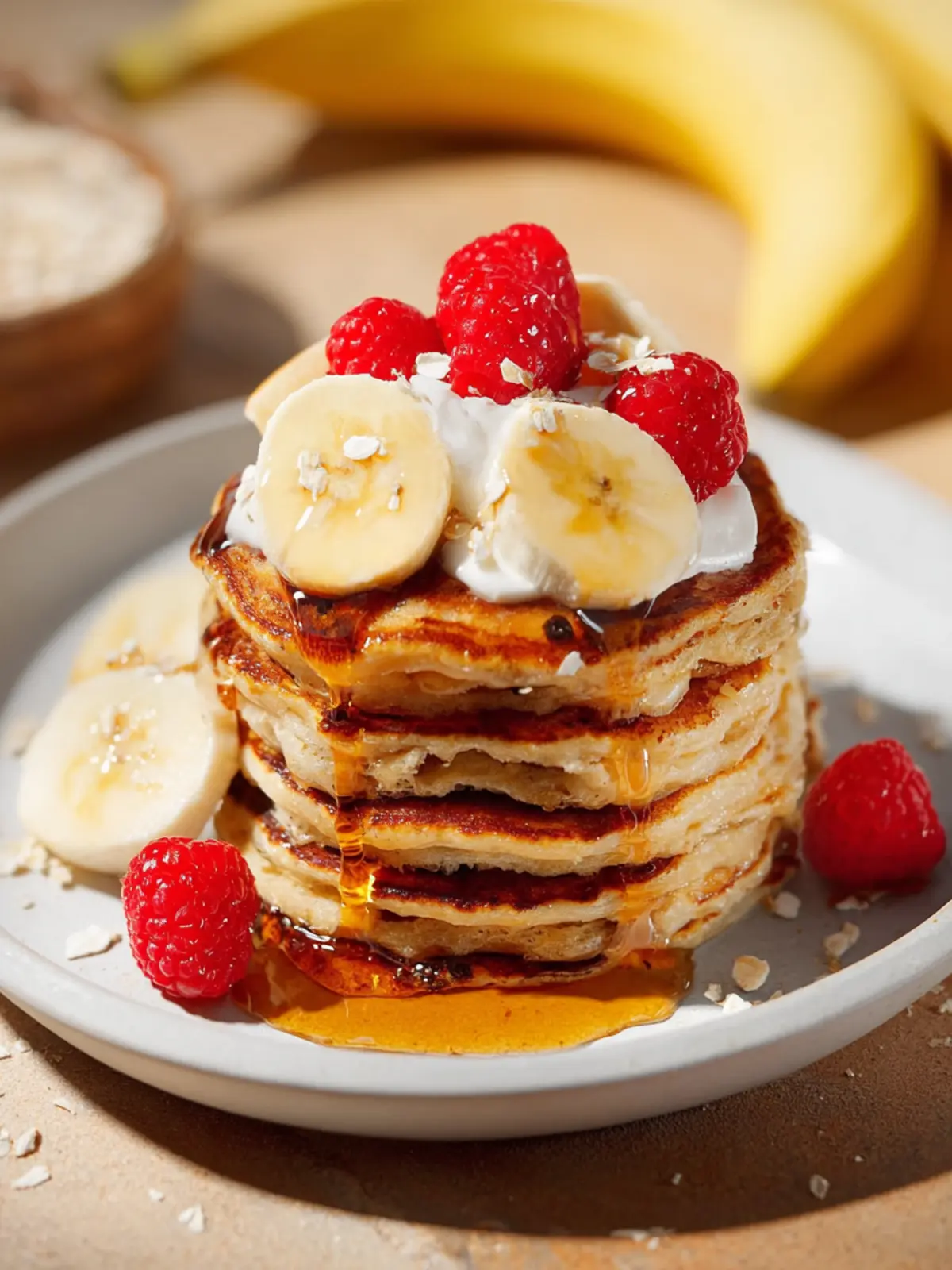Fluffy Cottage Cheese Banana Pancakes That Will Change Breakfast!