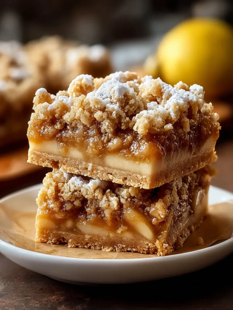 Irresistible Apple Crisp Shortbread Bars Recipe to Savor First Image