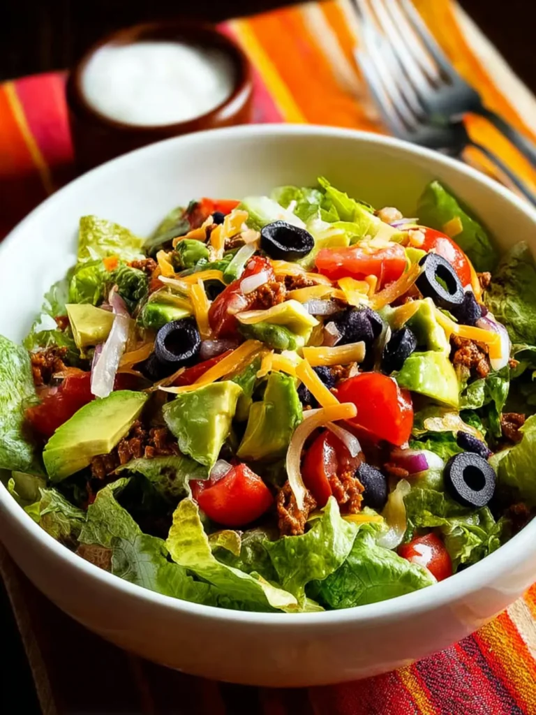 Vegetarian Taco Salad First Image