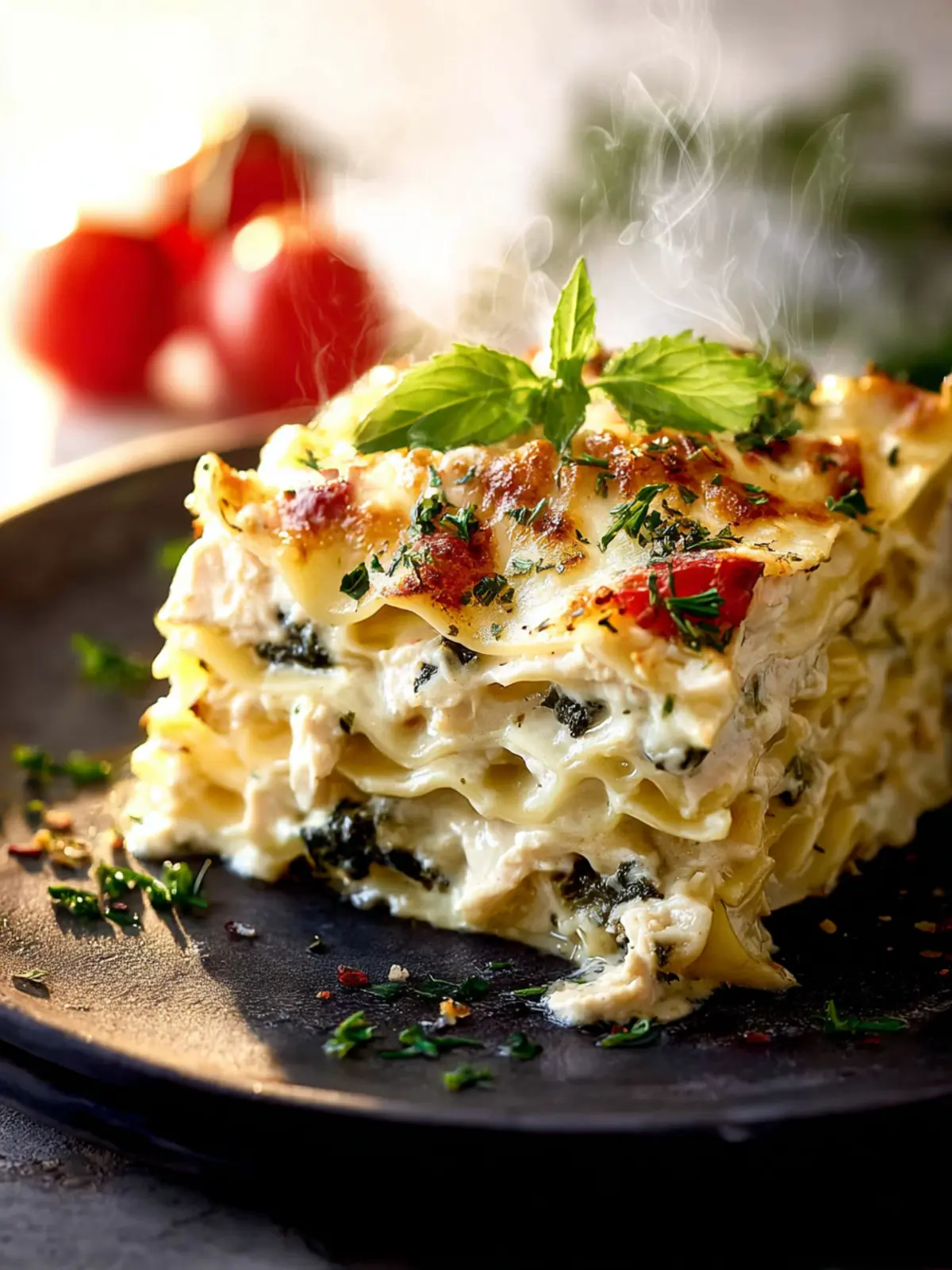 chicken alfredo lasagna First Image