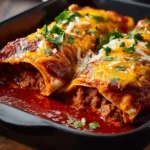 Beef Enchiladas With Red Sauce First Image