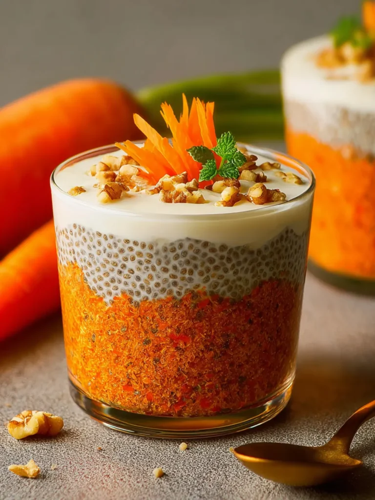 Carrot Cake Chia Pudding First Image