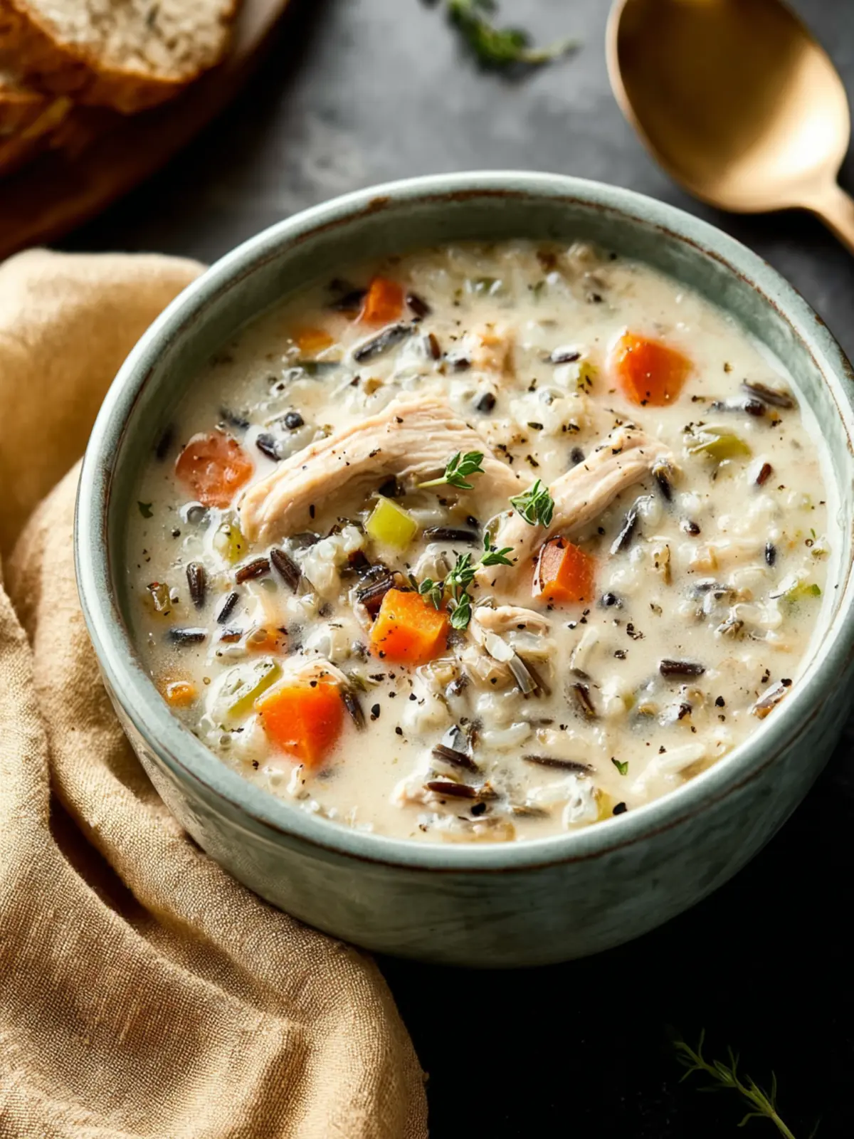 Cozy Slow Cooker Chicken Wild Rice Soup Recipe Delight First Image
