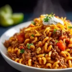 Crockpot Taco Pasta First Image