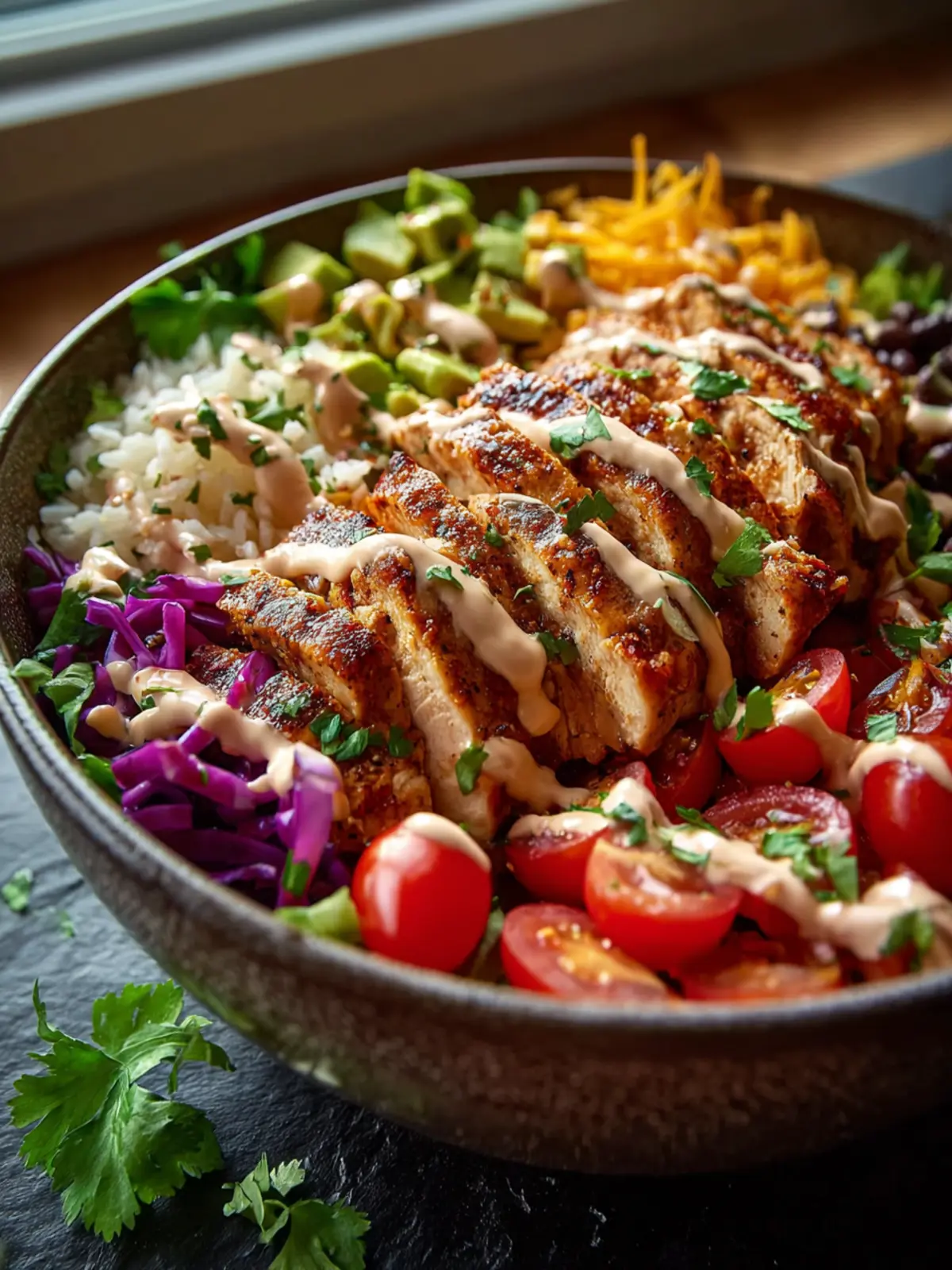 High Protein BBQ Ranch Chicken Bowl First Image