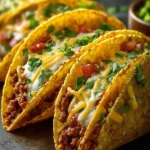 Oven Baked Cheesy Tacos First Image
