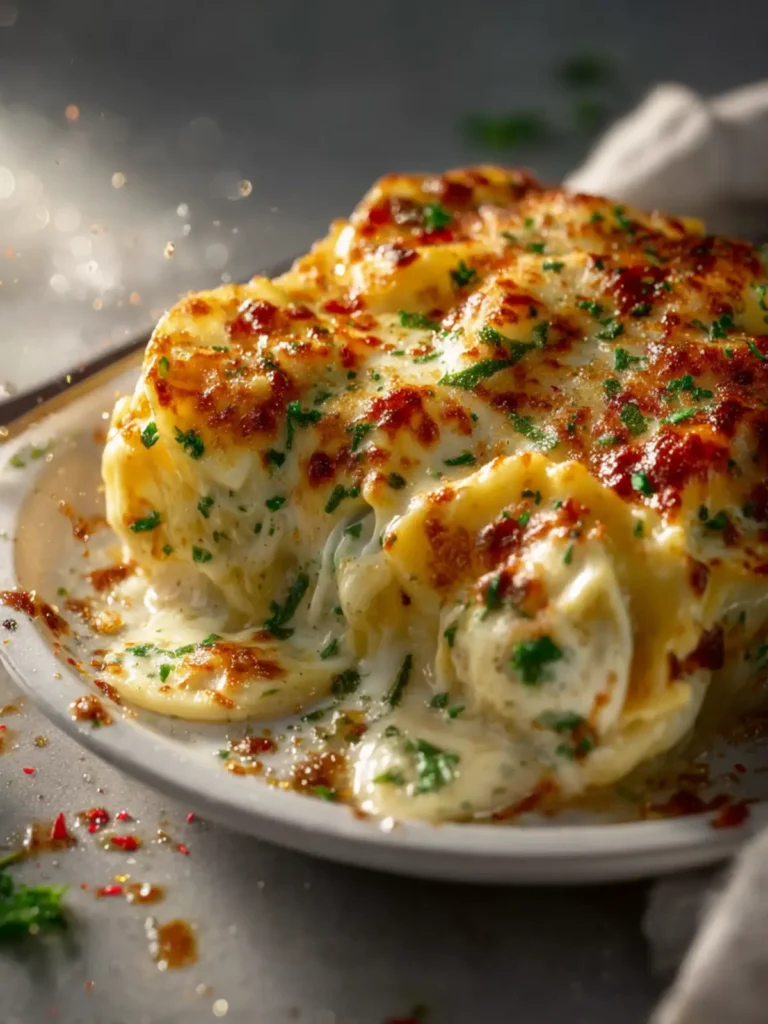 alfredo ravioli casserole First Image