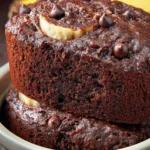 chocolate banana bread one First Image