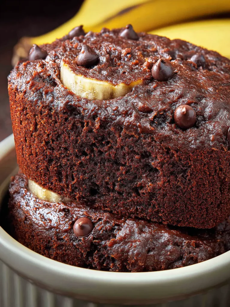 chocolate banana bread one First Image