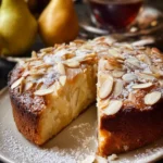 pear almond coffee cake First Image