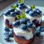 Blueberries Coconut Mini Cakes: A Tropical Delight First Image
