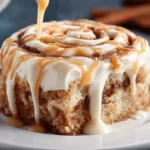Cinnamon Roll Poke Cake First Image