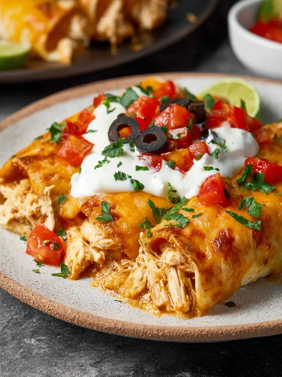 Cream Cheese Chicken Enchiladas: Irresistibly Cheesy Goodness