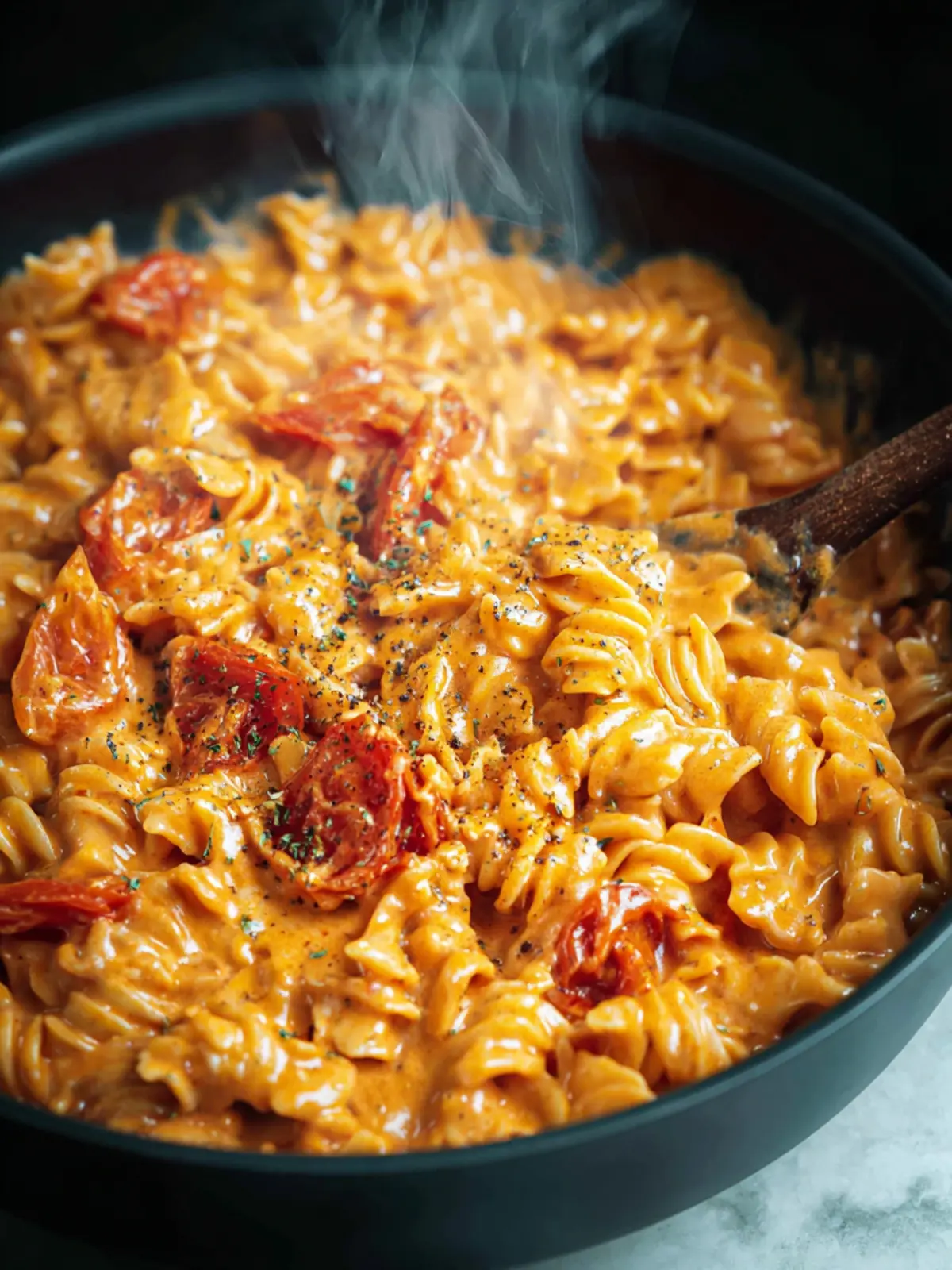 Creamy Tomato Pasta: Quick, Indulgent One-Pan Wonder!