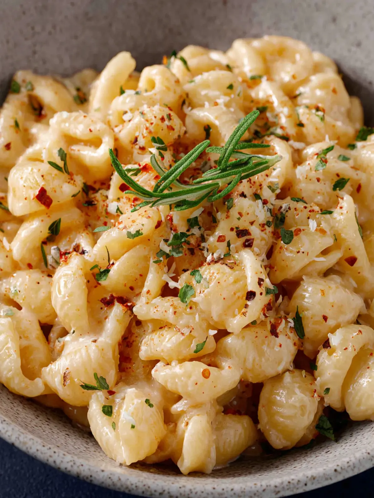 Creamy White Bean & Rosemary Pasta First Image