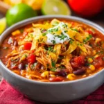 Effortless Slow Cooker Chicken Taco Soup for Busy Weeknights First Image