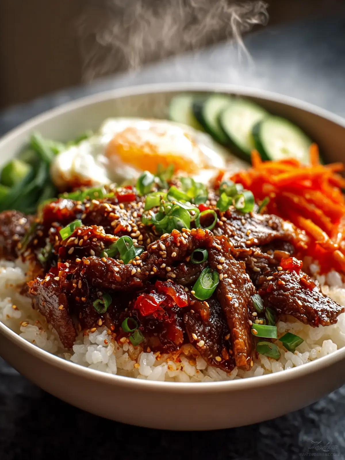 Korean Spicy Beef Rice Bowl: Irresistible Dwaeji Bulgogi Style First Image