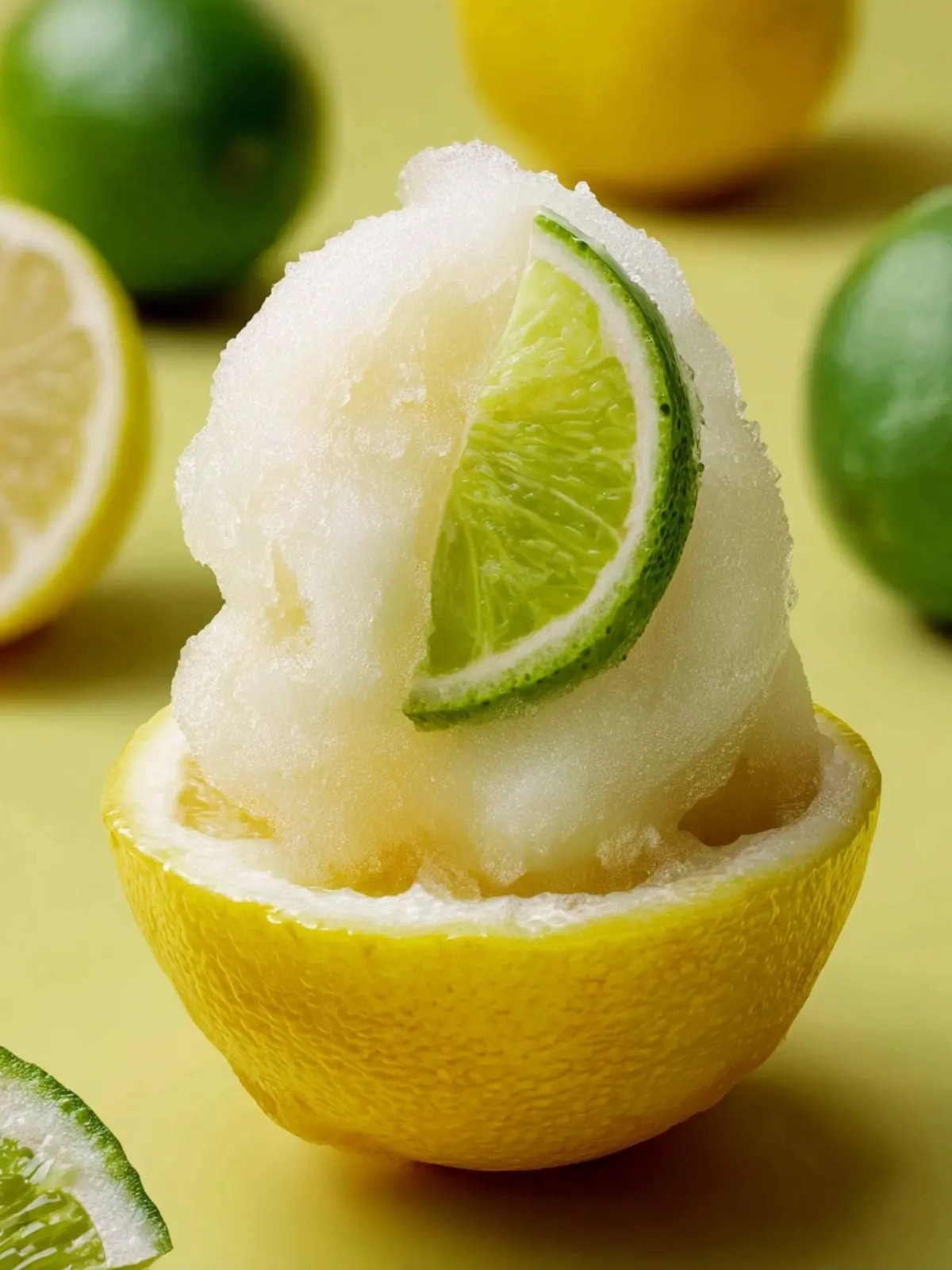 Lemon Lime Italian Ice: Refreshingly Easy Homemade Treat