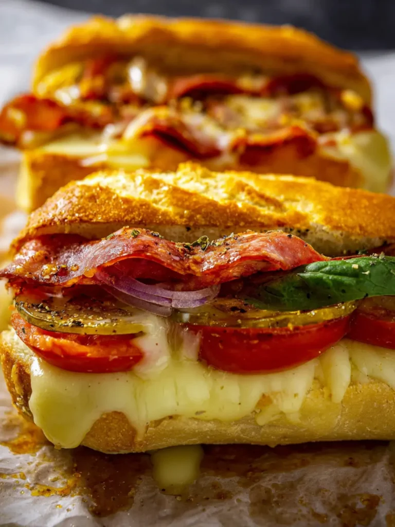Oven-Baked Italian Subs: Cheesy, Melty, and Irresistible First Image