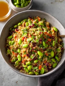 Quinoa Edamame Salad First Image